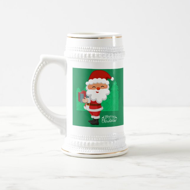 SANTA BEER STEIN (Left)