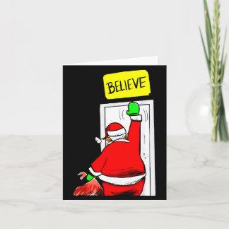 Santa Believe Christmas Card