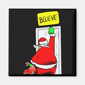Santa Believe Christmas Magnet