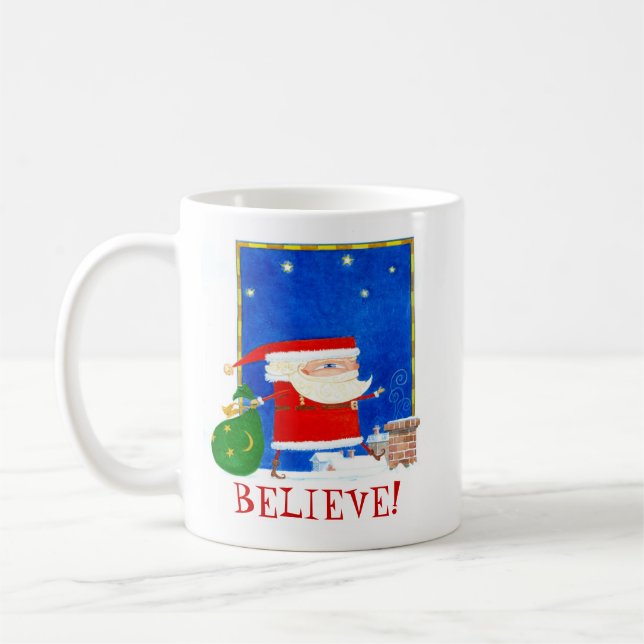 Santa Believe Mug (Left)