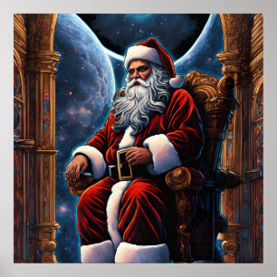 Santa Believes Christmas Poster - Holiday Art
