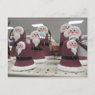 Santa Bells Holiday Postcard