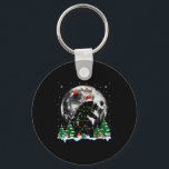 Santa Bigfoot Christmas Lights Funny Sasquatch Bel Keychain<br><div class="desc">Santa Bigfoot Christmas Lights Funny Sasquatch Believe</div>