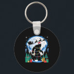 Santa Bigfoot Christmas Lights Funny Sasquatch Bel Keychain<br><div class="desc">Santa Bigfoot Christmas Lights Funny Sasquatch Believe</div>