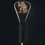 Santa Bigfoot Christmas Lights Rock Funny  Golf Head Cover<br><div class="desc">Santa Bigfoot Christmas Lights Rock Funny Sasquatch Believe</div>