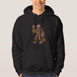 Santa Bigfoot Christmas Lights Rock Funny  Hoodie<br><div class="desc">Santa Bigfoot Christmas Lights Rock Funny Sasquatch Believe</div>