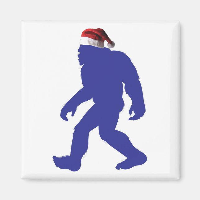 Santa-Bigfoot Magnet (Front)