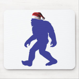 Santa-Bigfoot Mouse Pad