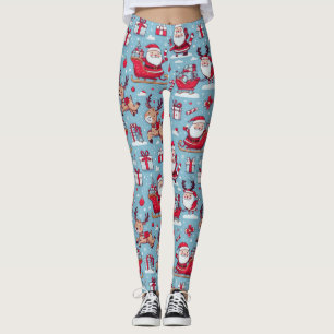Santa Bring present Leggings