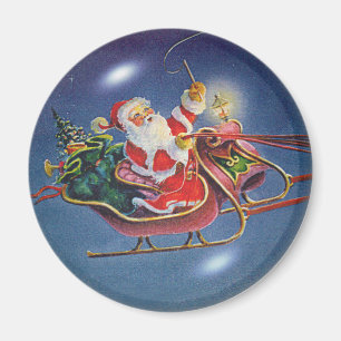 SANTA BUBBLE by SHARON SHARPE Magnet