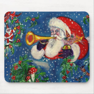 SANTA BUGLER MOUSE PAD