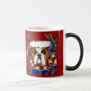 Santa Bulldog Mug