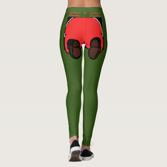 Santa Butt Leggings (Back)
