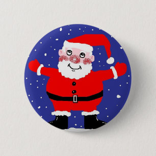 SANTA BUTTON OR BADGE