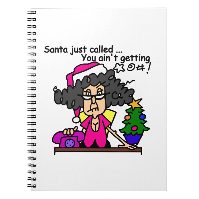 Santa Called Notebook (Front)
