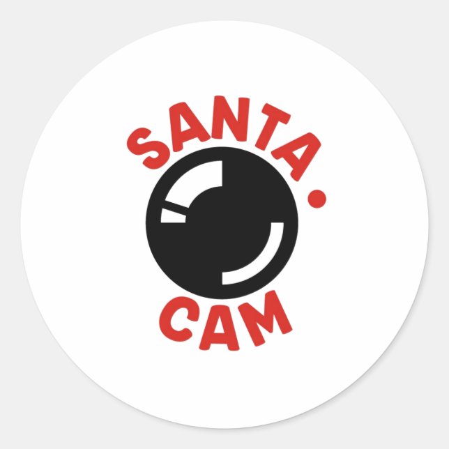 Santa Cam Stickers (Front)