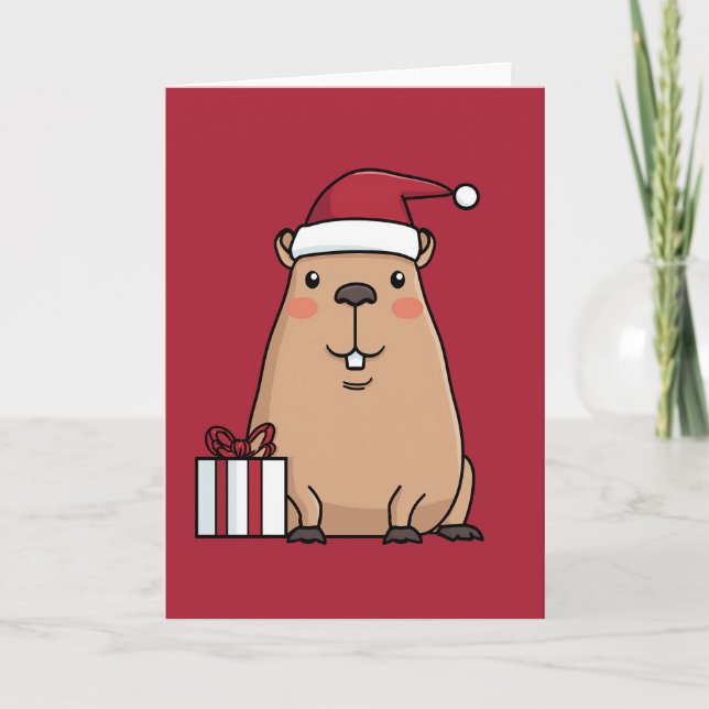 Santa Capybara Holiday Fun (Front)