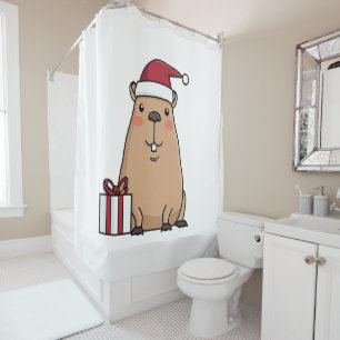 Santa Capybara Holiday Fun