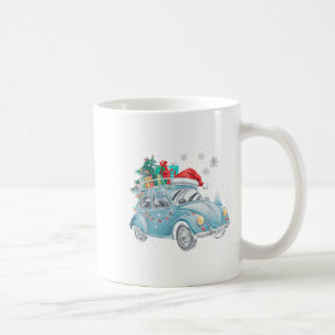 Santa Car Lights Christmas Driving Xmas Boys Kids Coffee Mug