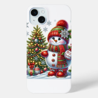 santa iPhone 15 mini case