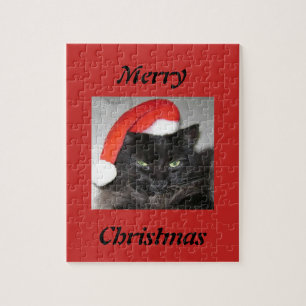 Santa Cat Christmas Puzzle