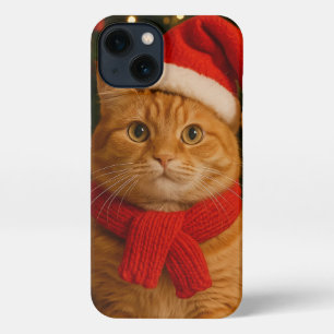 Santa Cat iPhone 13 Case