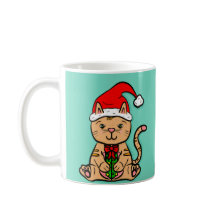 Santa Cat Mug