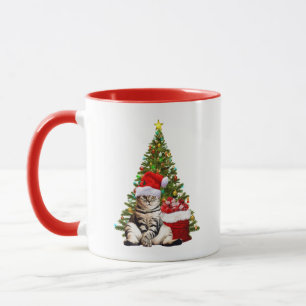 Santa Cat Mug