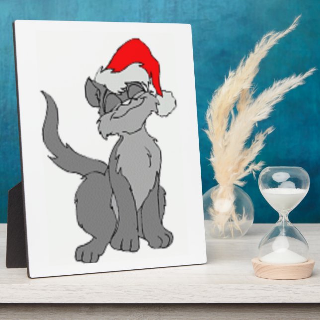 SANTA CAT PLAQUE (Side)