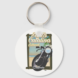 Santa Catalina Island , California USA Keychain