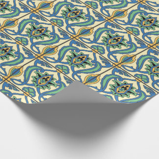 Santa Catalina Island Tile Design Wrapping Paper