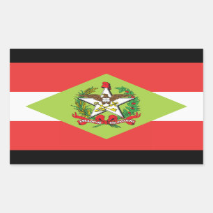 Santa Catarina, Brazilian state flag Stickers