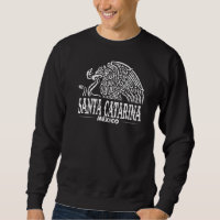 Santa Catarina Mexico Eagle Retro Vintage Distress