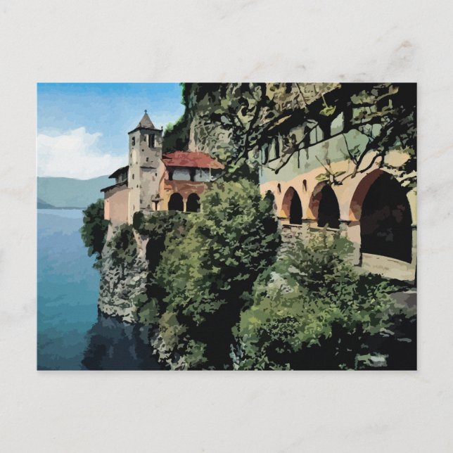 Santa Caterina del Sasso Lake Maggiore Postcard (Front)