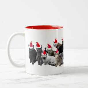 Santa Cats Christmas Mug