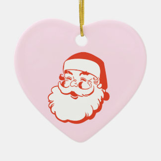 Santa  ceramic ornament