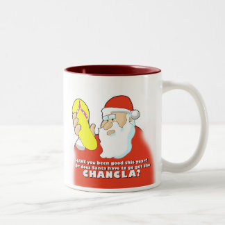 Santa Chancla Two-Tone Coffee Mug