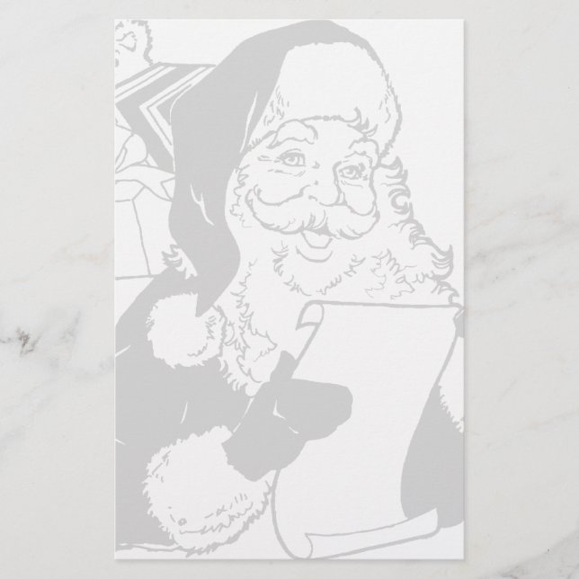 Santa checking his list (Front)