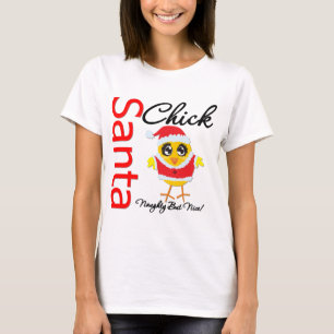Santa Chick Naughty But Nice T-Shirt