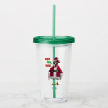Santa Chicken Acrylic Tumbler<br><div class="desc">Holly Jolly! | Avanti,  the Global Humour Brand™ has been entertaining the world with its Feel Good Funny greeting cards for over 40 years. Our characters live life to the fullest and celebrate the humour in everyday life.</div>