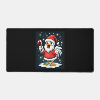 Santa Chicken Joy Desk Mat