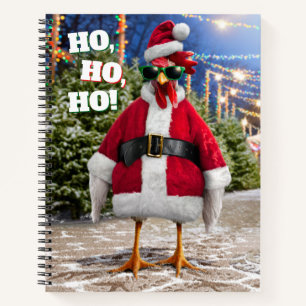 Santa Chicken Notebook