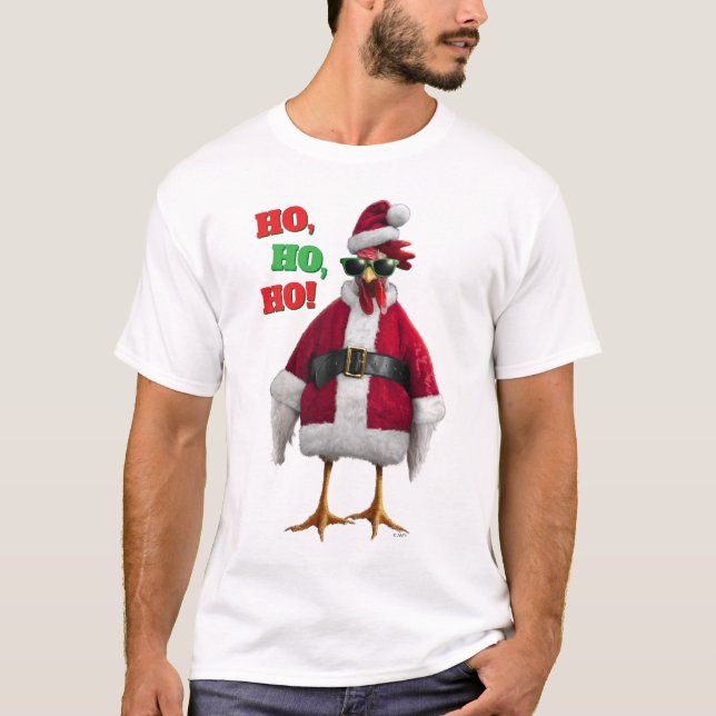 Santa Chicken T-Shirt (Front)
