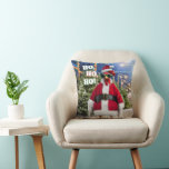 Santa Chicken Throw Pillow<br><div class="desc">Holly Jolly! | Avanti,  the Global Humour Brand™ has been entertaining the world with its Feel Good Funny greeting cards for over 40 years. Our characters live life to the fullest and celebrate the humour in everyday life.</div>