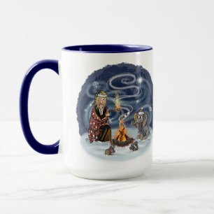 Santa Chris & Wilbur Fireside Friends Mug