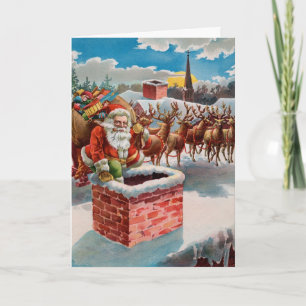 Santa Christmas Card