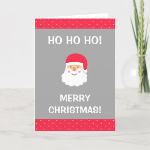 Santa Christmas cards for kids