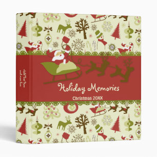 Santa Christmas Delivery - Customize Binder