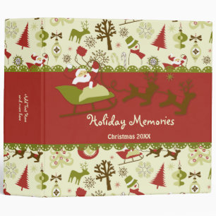 Santa Christmas Delivery - Customize Binder