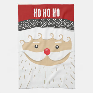 Santa Christmas Design Kitchen Towel
